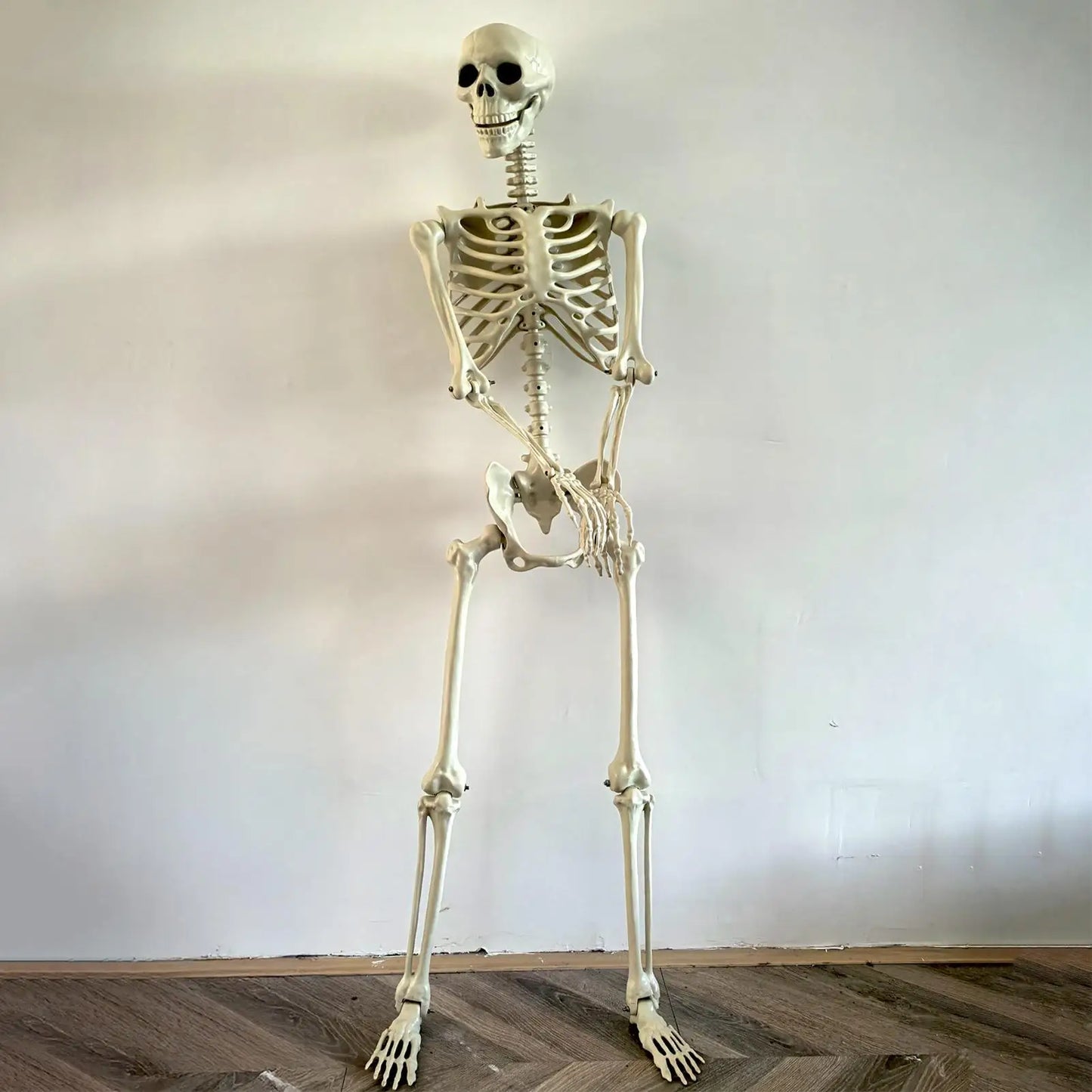 NEW 1pcs Halloween Decoration Fake Skeleton Sculpture For Halloween Decor, Home Decor, Garden Decor, Haunted House