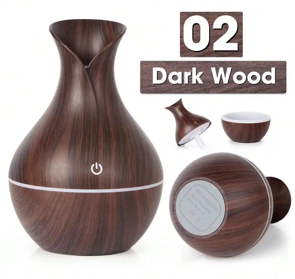 200ml Air Humidifier Essential Oil Diffuser USB Mist Maker Mini Humidificador with Colorful Light for home, office