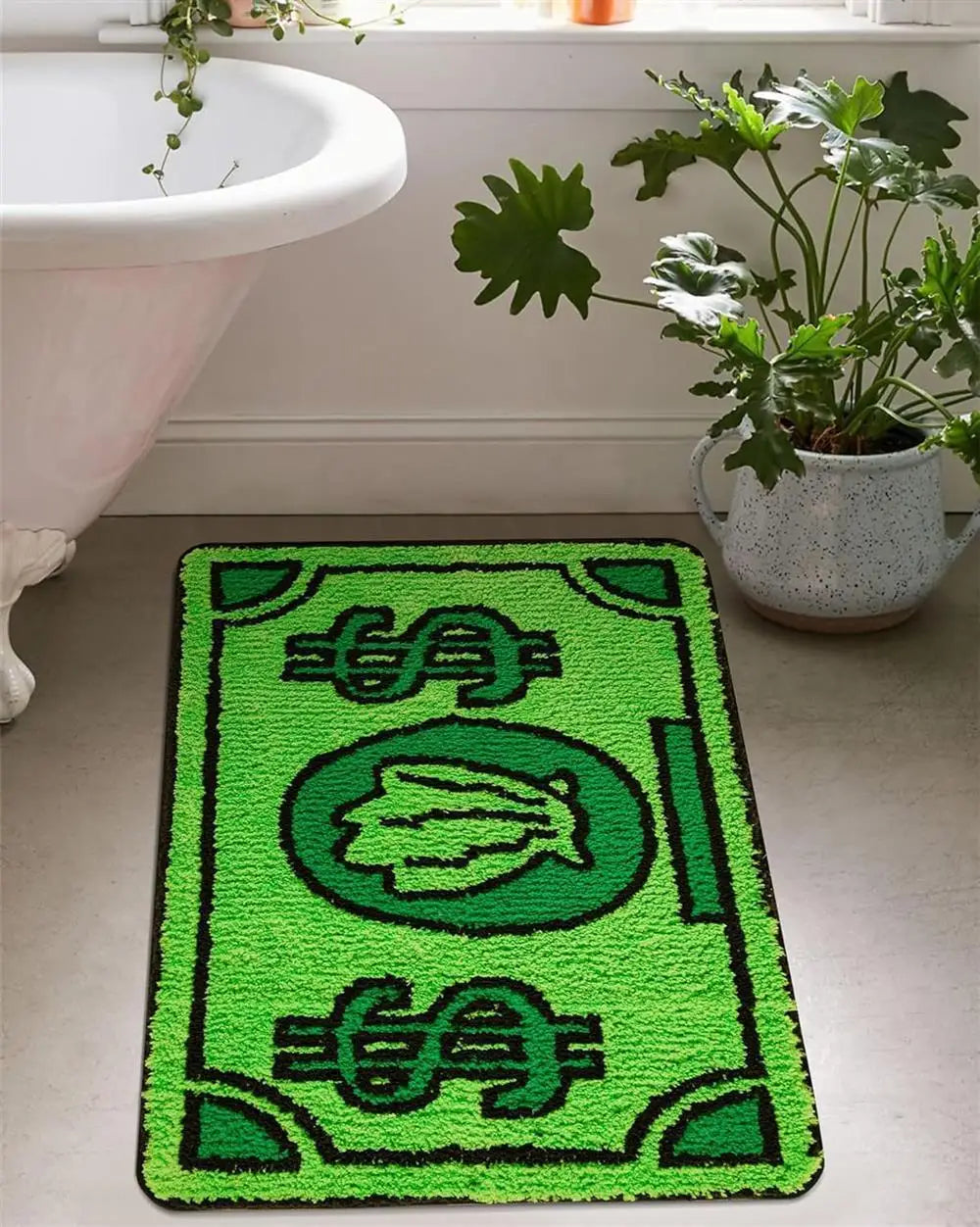 Coin Decorative Carpet Household, Bedroom Bedside Mat, Bathroom Floor Mat
