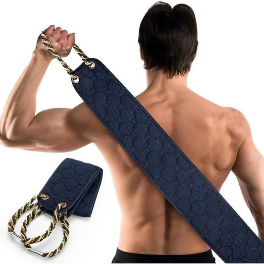 Exfoliating Back Scrubber  Washcloth Bath Tool for Use in Shower, Back Washer to Deep Clean Your Skin for Men & Women