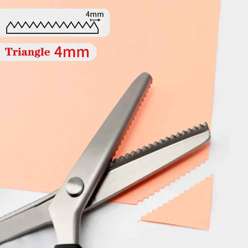 Professional Sawtooth Tailor's Scissors Shears Zig Zag Cut Sewing Scissors Dressmaking Tailor Shears Pinking Scissors