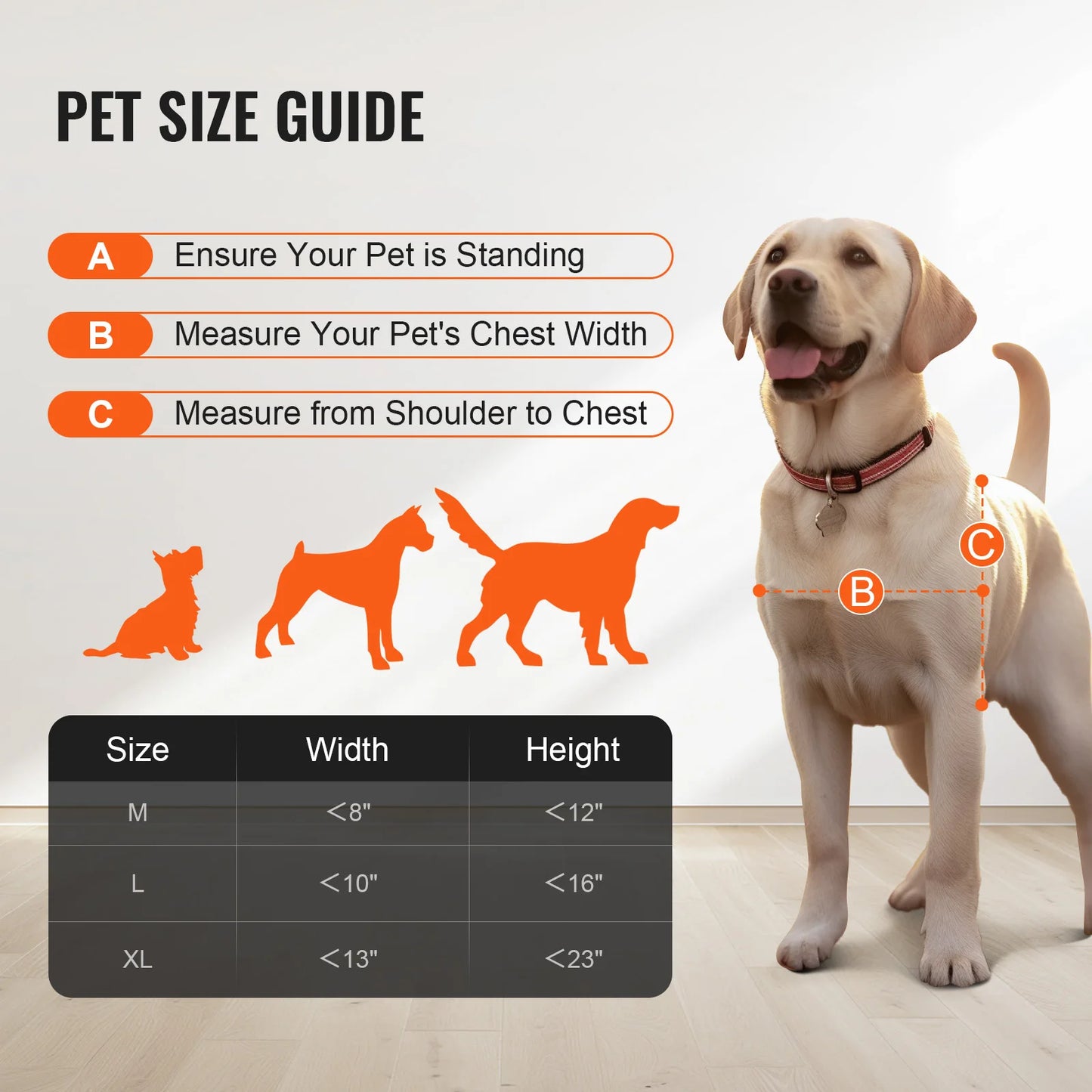 SucceBuy Dog Door Sliding Glass Door Adjustable Height Doggy Door Sliding Doors Aluminum Frame Tempered Glass Pet Door