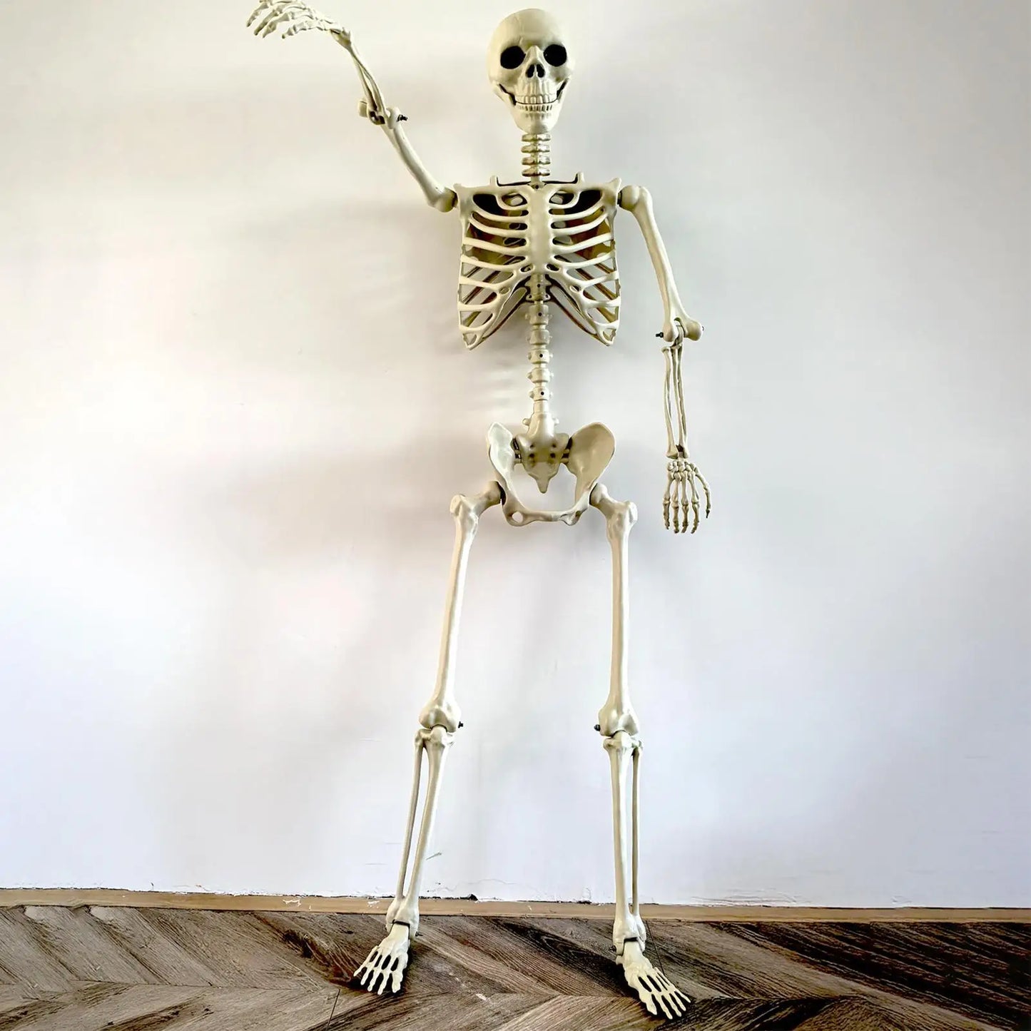 NEW 1pcs Halloween Decoration Fake Skeleton Sculpture For Halloween Decor, Home Decor, Garden Decor, Haunted House