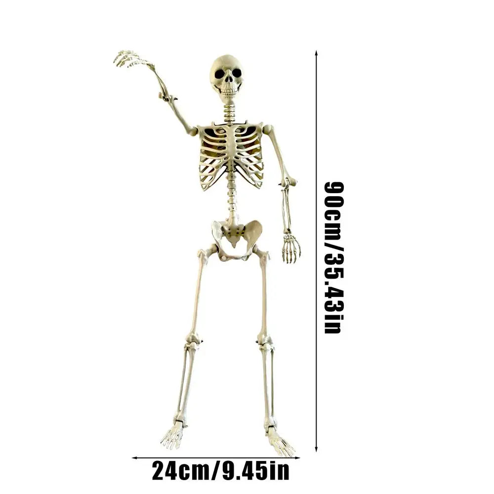 NEW 1pcs Halloween Decoration Fake Skeleton Sculpture For Halloween Decor, Home Decor, Garden Decor, Haunted House