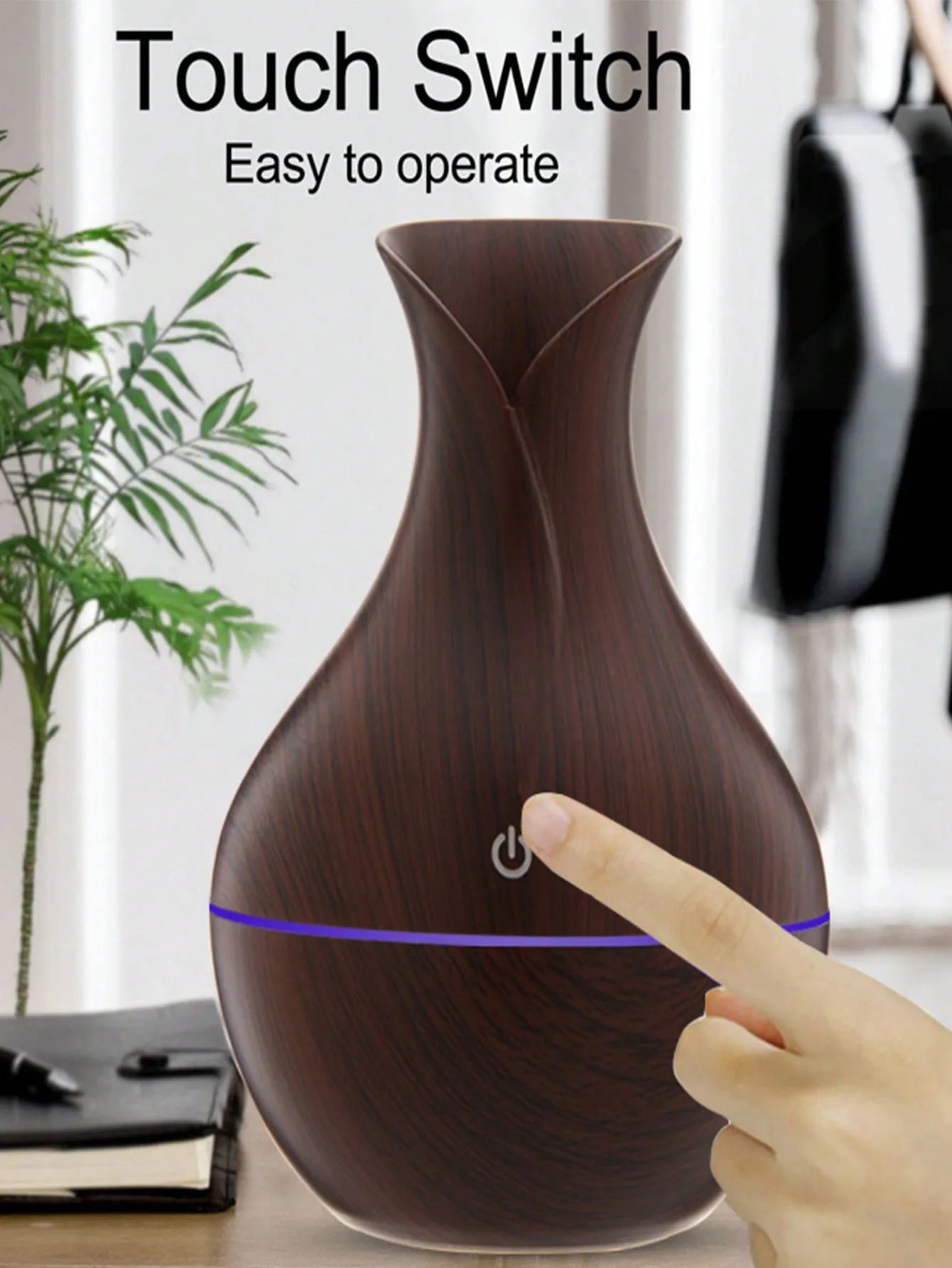 200ml Air Humidifier Essential Oil Diffuser USB Mist Maker Mini Humidificador with Colorful Light for home, office